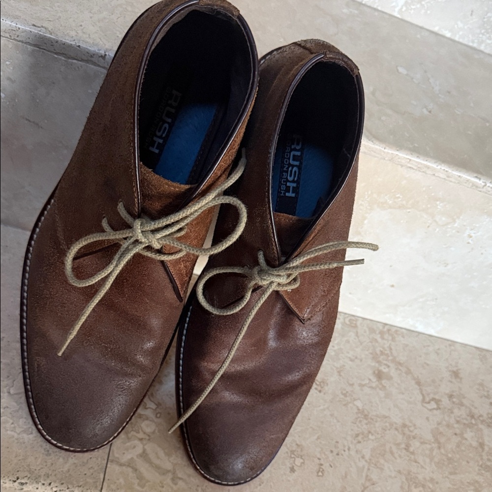 Gordon Rush Brown Leather Chukka Boots